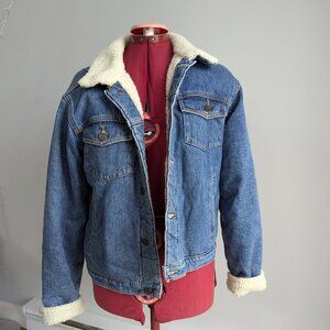 TNA Aritzia Sherpa Denim Jacket